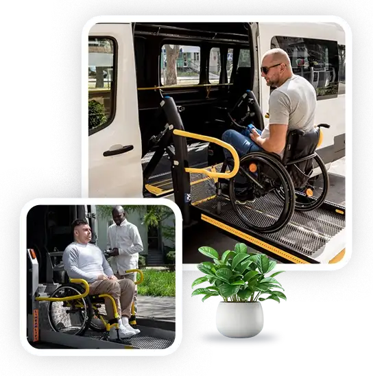 Comfortable Wheelchair accessible ride in Flower Mound by Elite Community Transportation