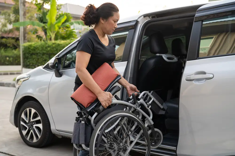 Comfortable wheelchair lift van used for medical appointments in Grand Prairie