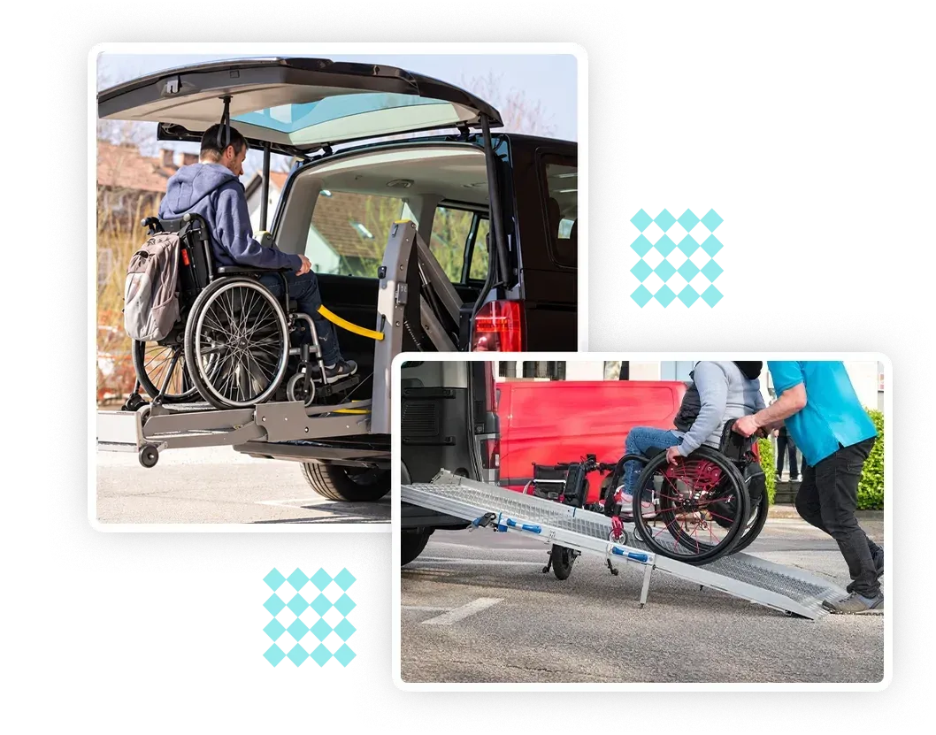 Wheelchari accessible Ride services by Elite Community Transportation in Dallas Rockwall Garland Grand Prairie and Flower Mound TX